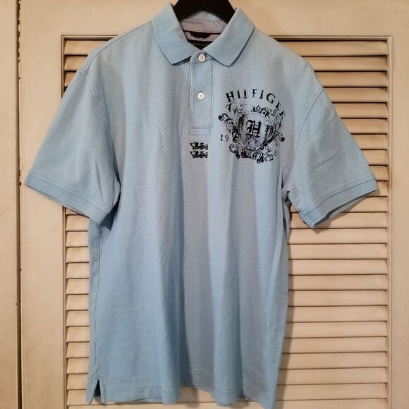 Tommy Hilfiger Graphic Logo Polo L - Picture 1 of 7